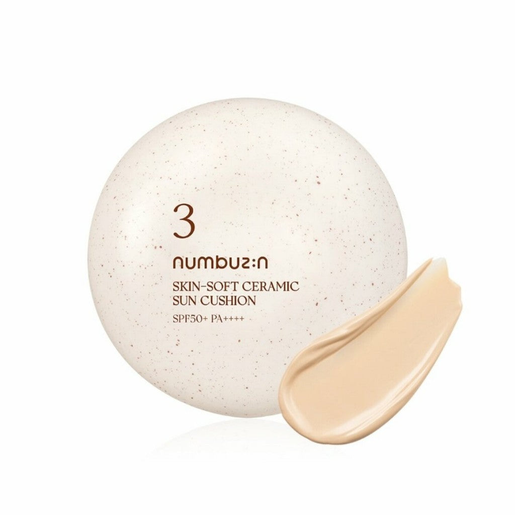 Numbuzin No.3 Skin-Soft Ceramic Sun Cushion SPF50+ PA++++
