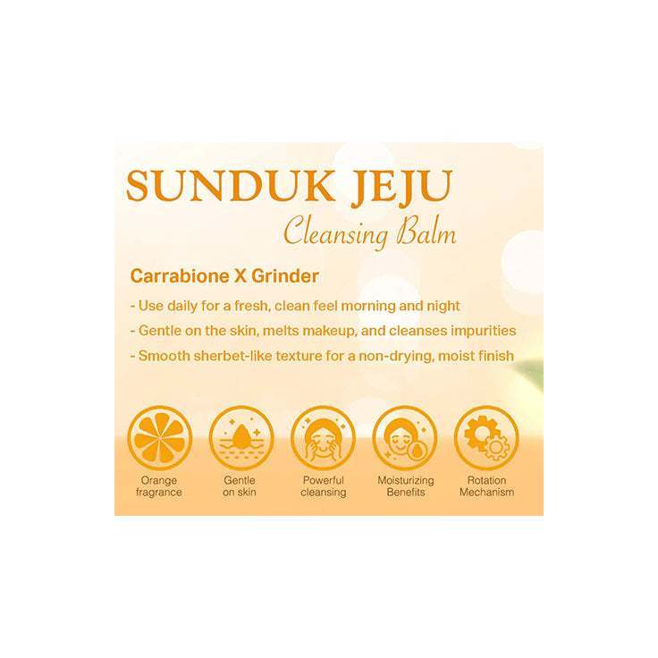 SUNDUK Jeju Carrabione X Grinder Cleansing Balm