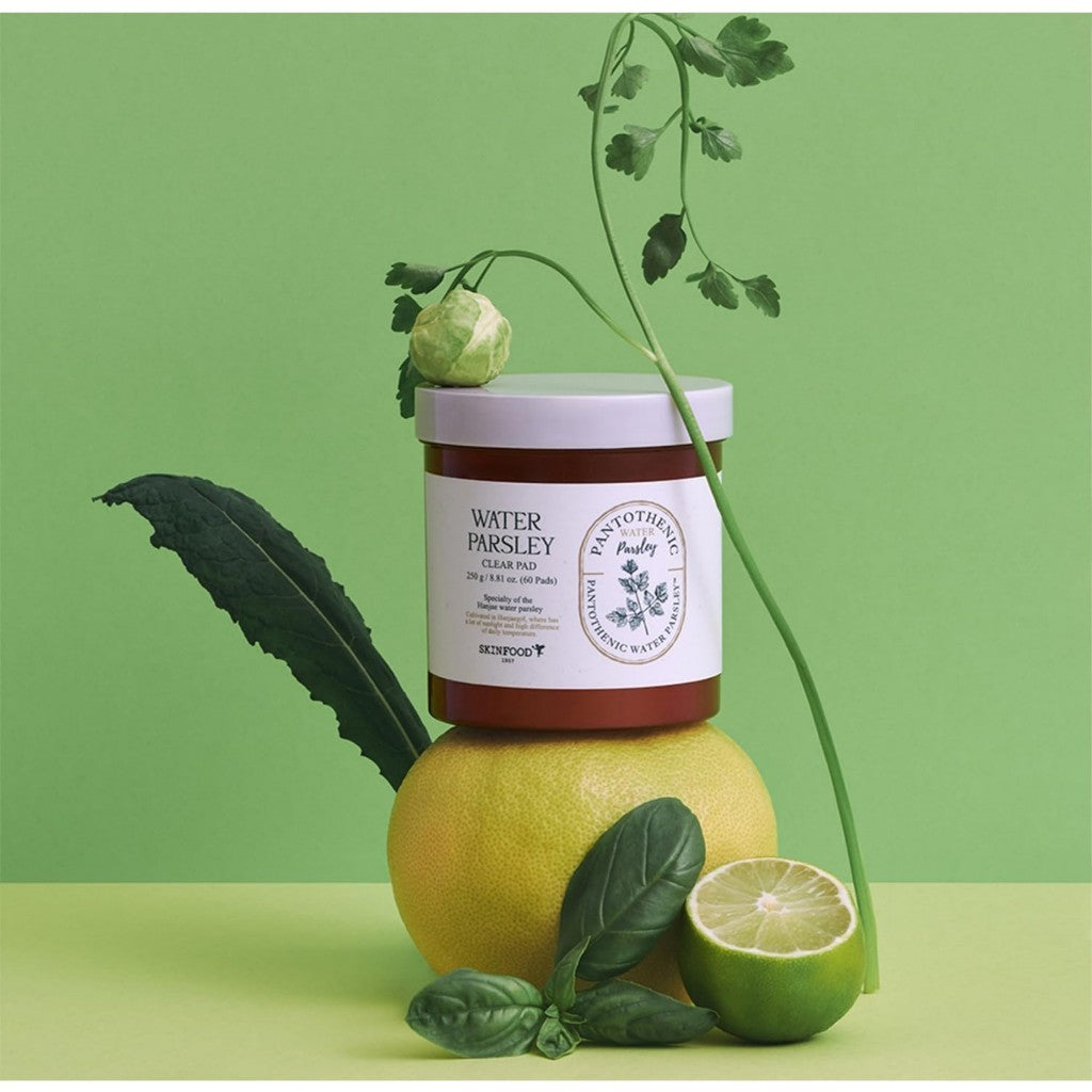 [SKINFOOD] Pantothenic Water Parsley Clear Pad 250g (8.81 oz.) 60 Sheets