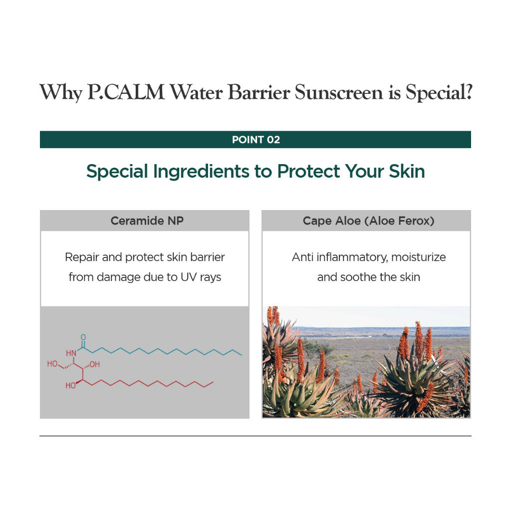 [P.CALM] Water Barrier Suncream 50ml