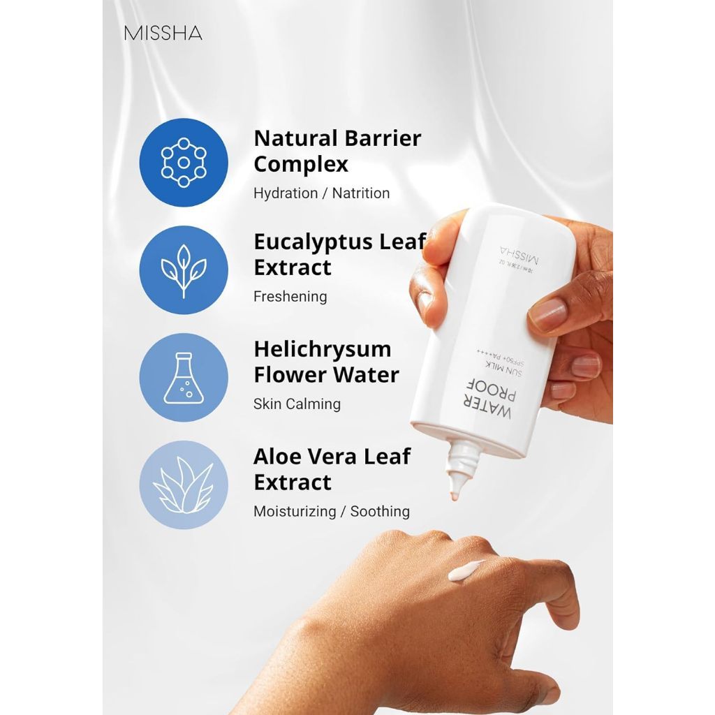 MISSHA All Around Safe Block Essence Sun Milk/Finish Sun Milk/Waterproof Sun Milk 70ml