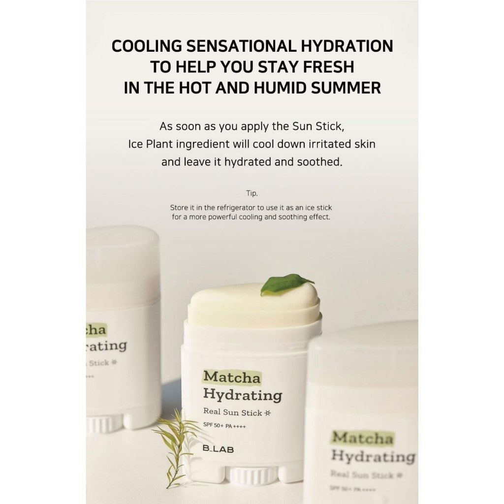 [B_LAB] Matcha Hydrating Real Sun Stick, 21g