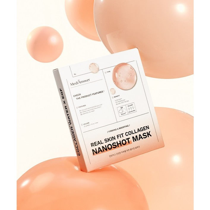MediAnswer Vita / Pore Collagen Nanoshot / Skin Fit Collagen Nanoshot Mask Sheet 3Types