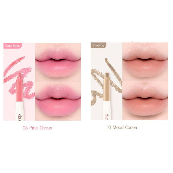 Lápiz labial DASIQUE Mood Blur, 10 colores a elegir