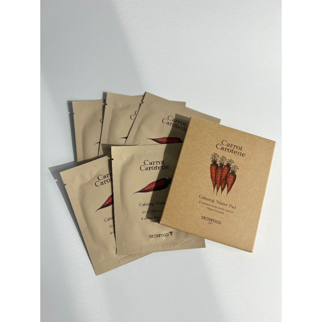 [Trial] SKINFOOD Carrot Carotene Calming Water Pad 10 Sheets