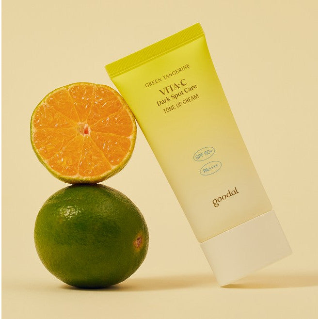 Goodal Green Tangerine Vita C Dark Spot Tone up Cream 50mL Korean Cosmetics Brightening UV Protecting