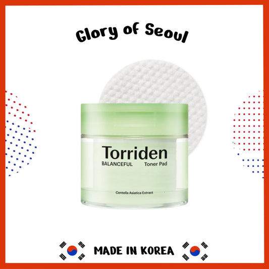 Torriden BALANCEFUL Cica Toner Pads 60 Sheets