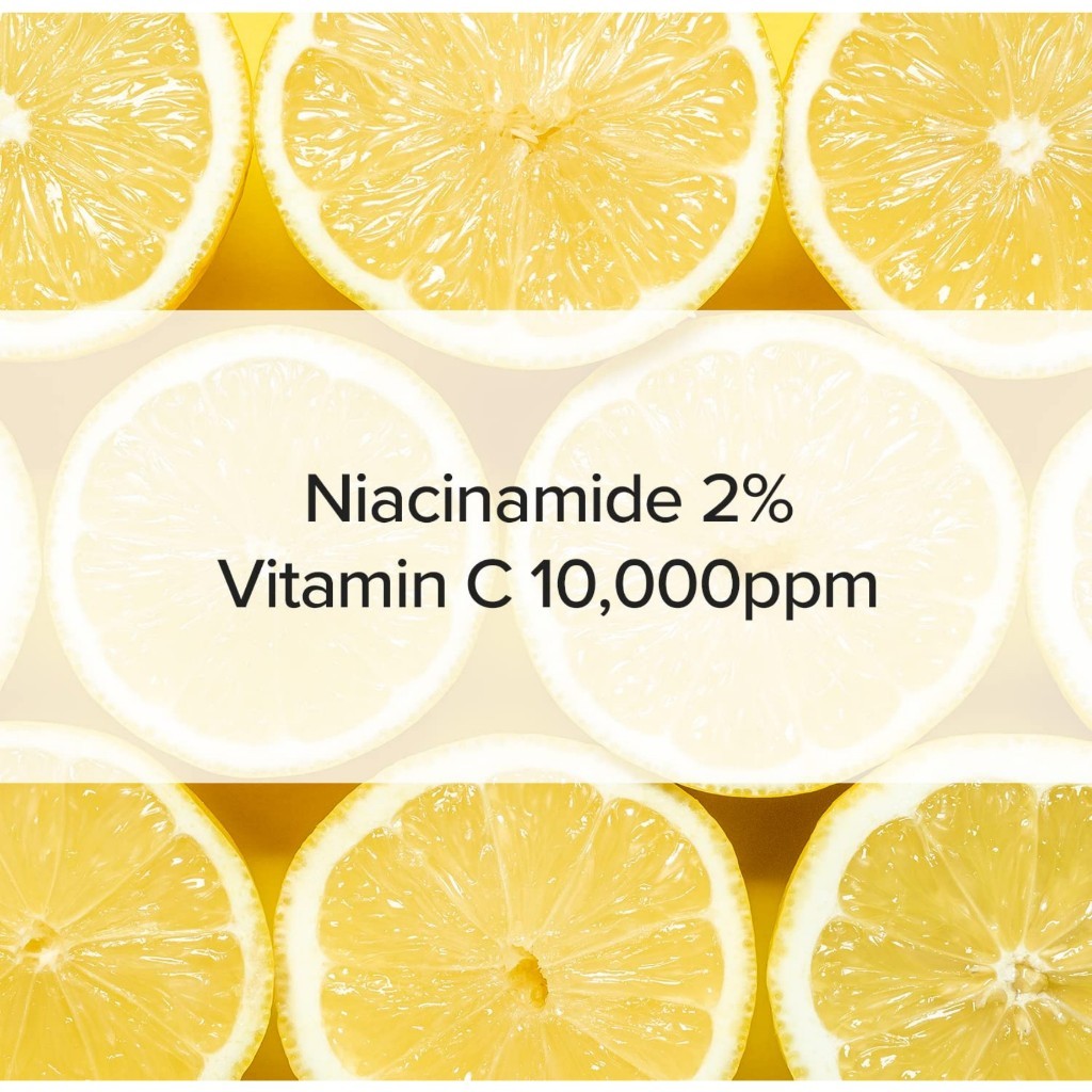 Mascarilla iluminadora de niacinamida y vitamina C MARY&MAY, 30 hojas, 400 g