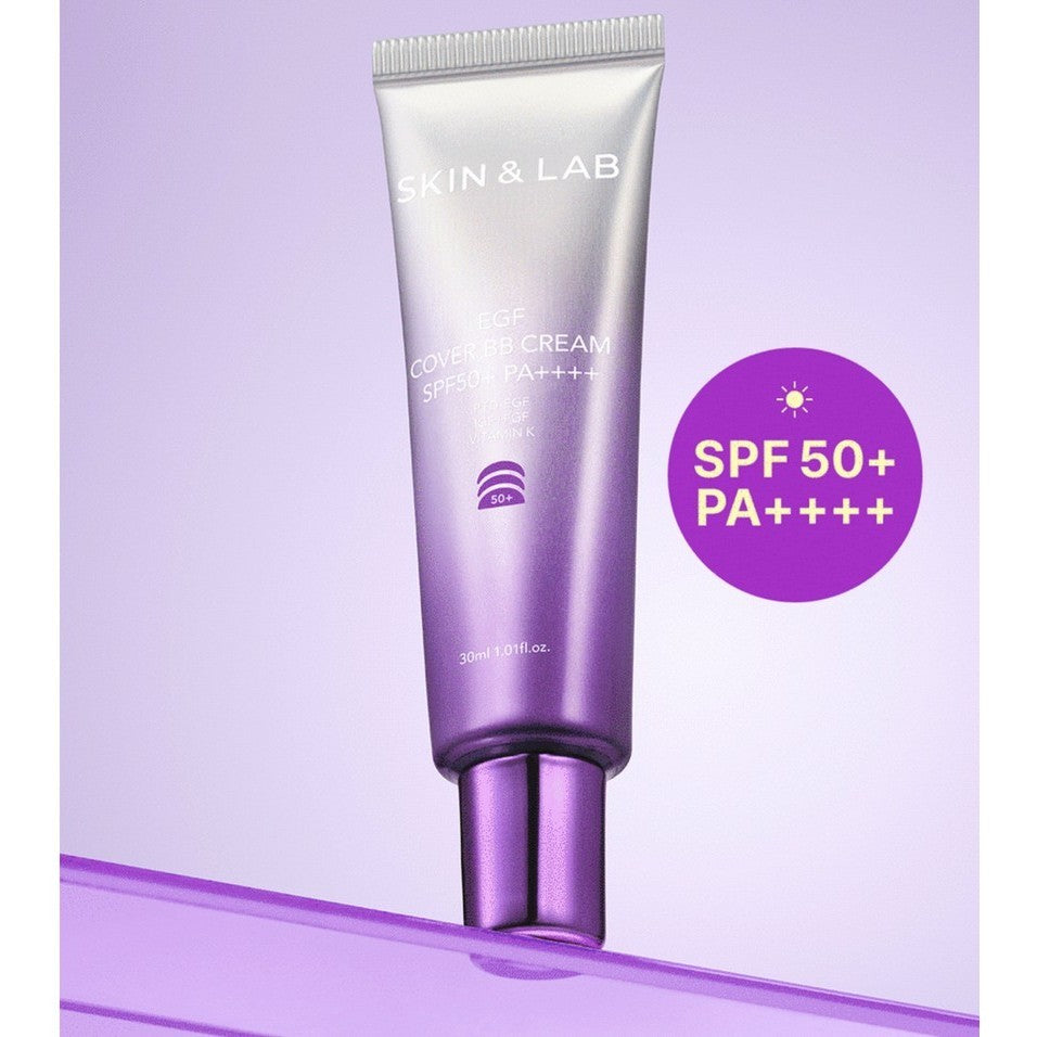 NEW [Skin&Lab] EGF Cover BB Cream, 30mL | SPF 50+ PA++++