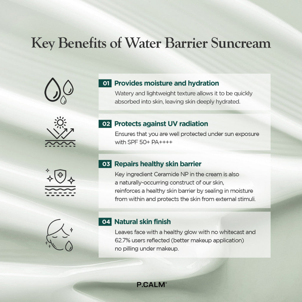 [P.CALM] Water Barrier Suncream 50ml