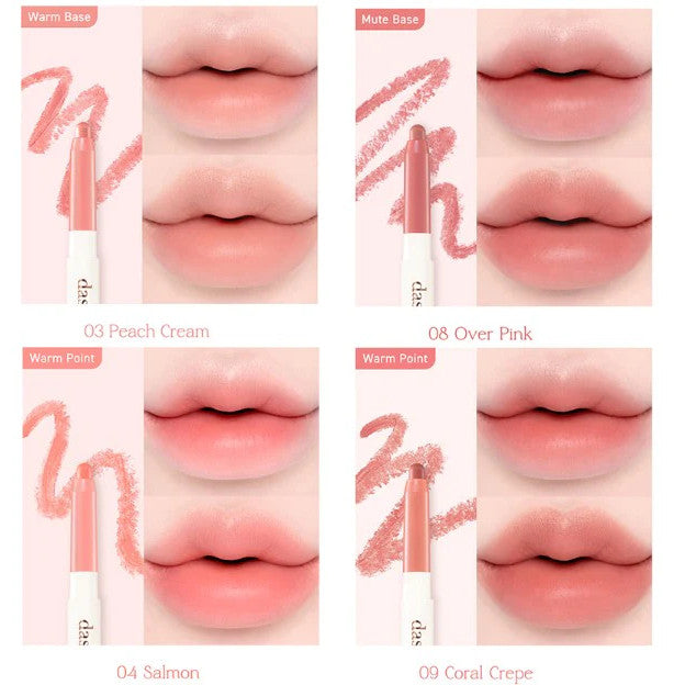 DASIQUE Mood Blur Lip Pencil 10 Colors To Choose