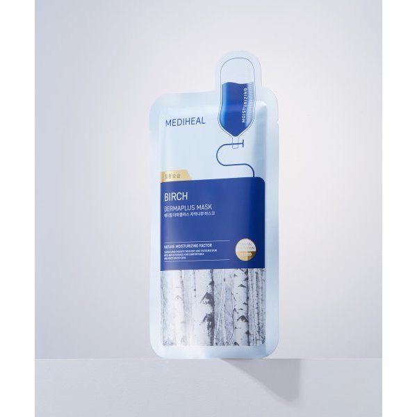 MEDIHEAL Derma Plus Mask 1 Sheet (7 Types) │ Green Tangerine / Cica / Hyaluronic / Propolis / Aloe / Heartleaf / Birch