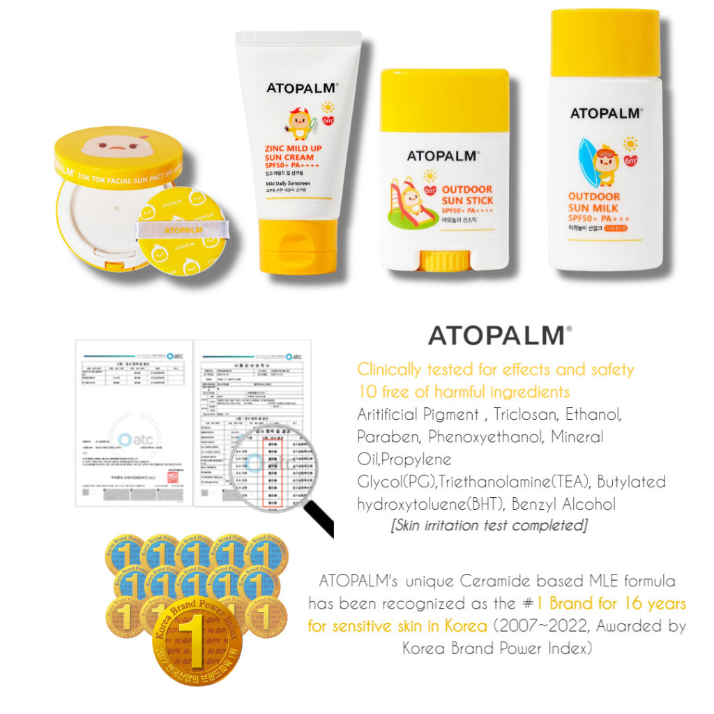 ATOPALM Kids UV Sunscreen Line