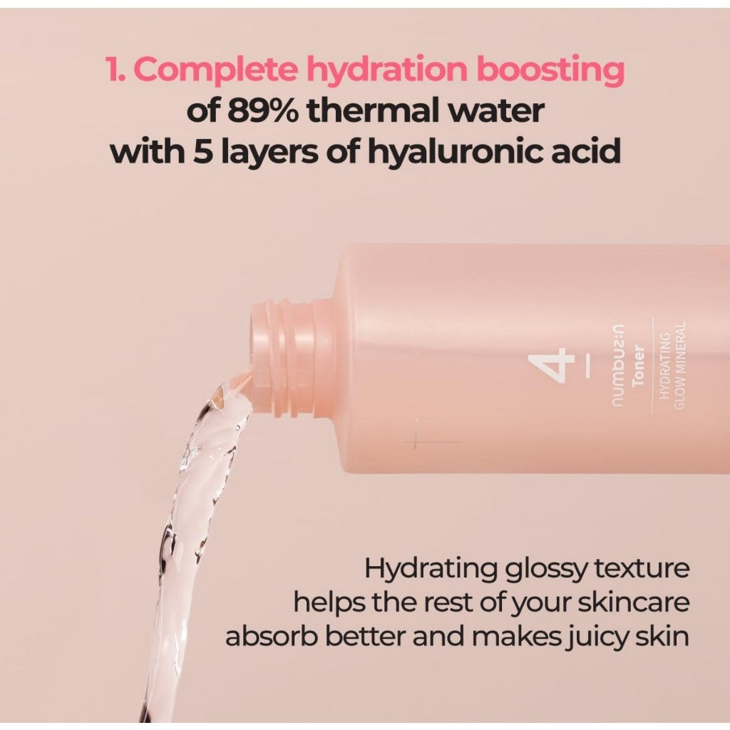 [Numbuzin] No.4 Hydrating Glow Mineral Toner, 200mL