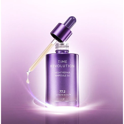 [MISSHA] Time Revolution Night Repair Purple Ampoule 5X 50ml , 70ml