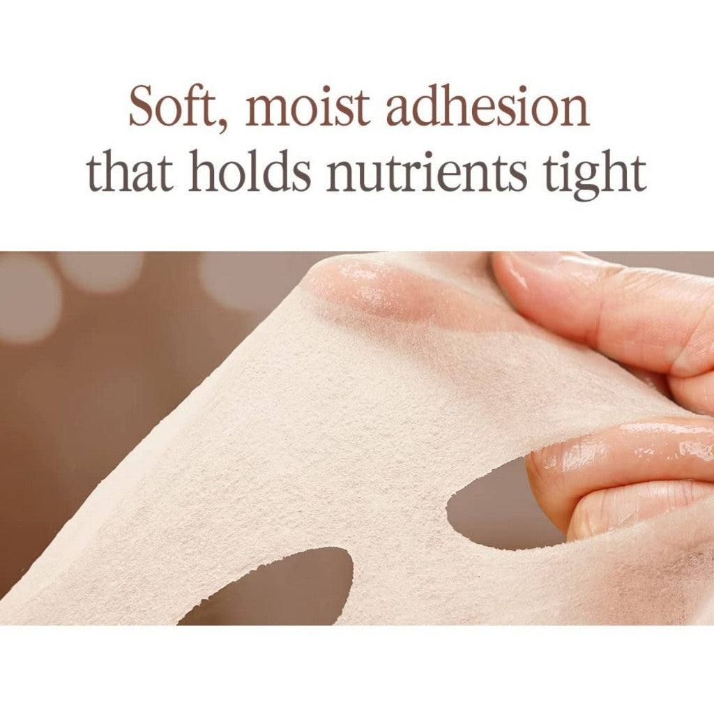 PYUNKANG YUL Fermented Black Tea Revitalizing Mask Pack with Low Molecule Collagen, Shea Butter, 25mL(1Sheet)