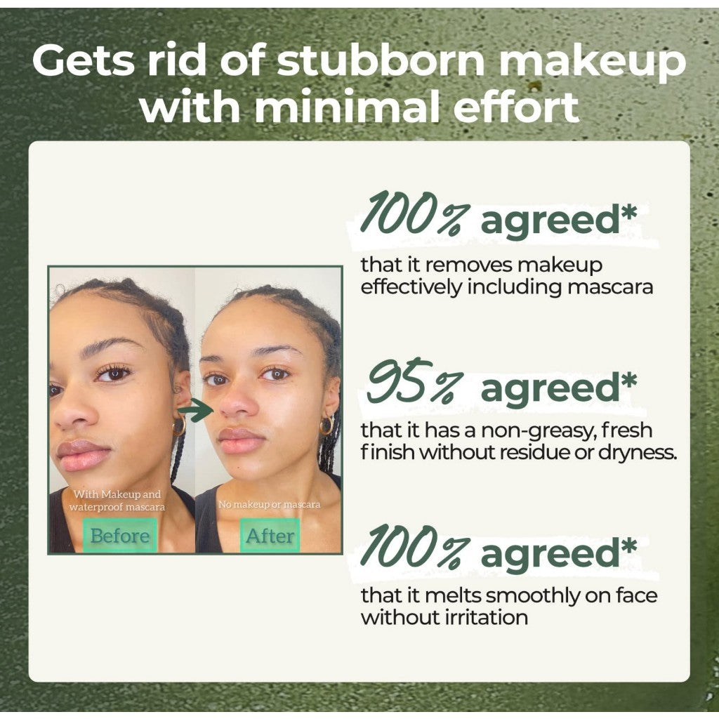 [Numbuzin] No. 3 Pore & Makeup Cleansing Balm with Green Tea and Charcoal 85g