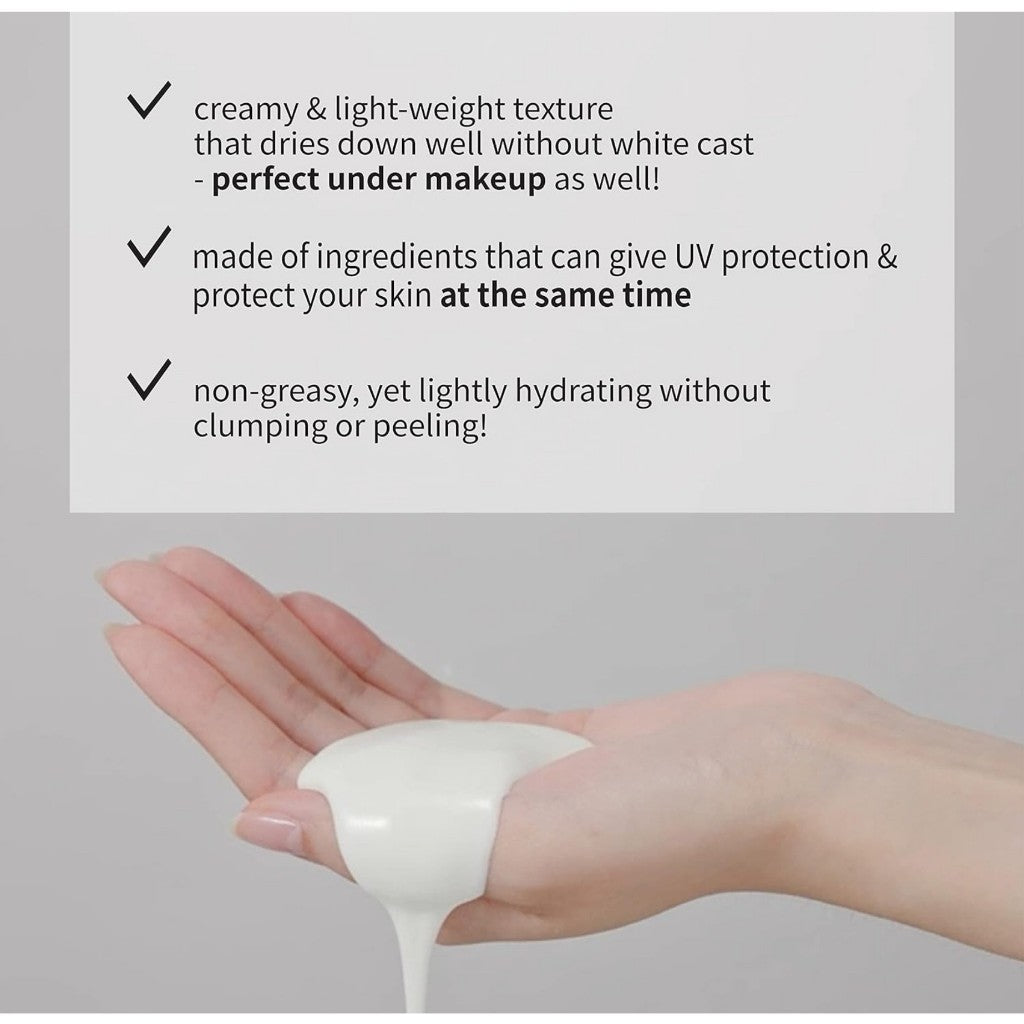 [IUNIK] Centella Calming Daily Sunscreen, 60mL | SPF 50+ PA++++ Vegan Moisture Non-Sticky No White Cast, Light-Weight, Reef-Safe, UVA UVB, Matte-Finish