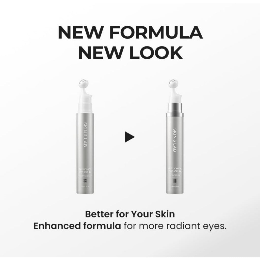 [SKIN&LAB] Bakuchiol Eye Serum, 15mL | Roll-on, vegan