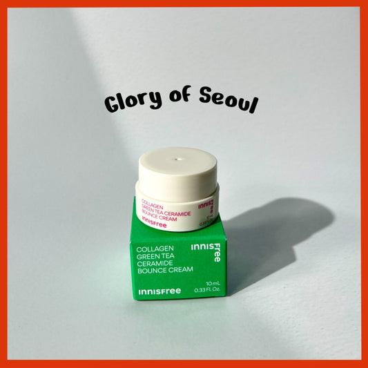 [Innisfree] MINI Collagen Green Tea Ceramide Bounce Cream