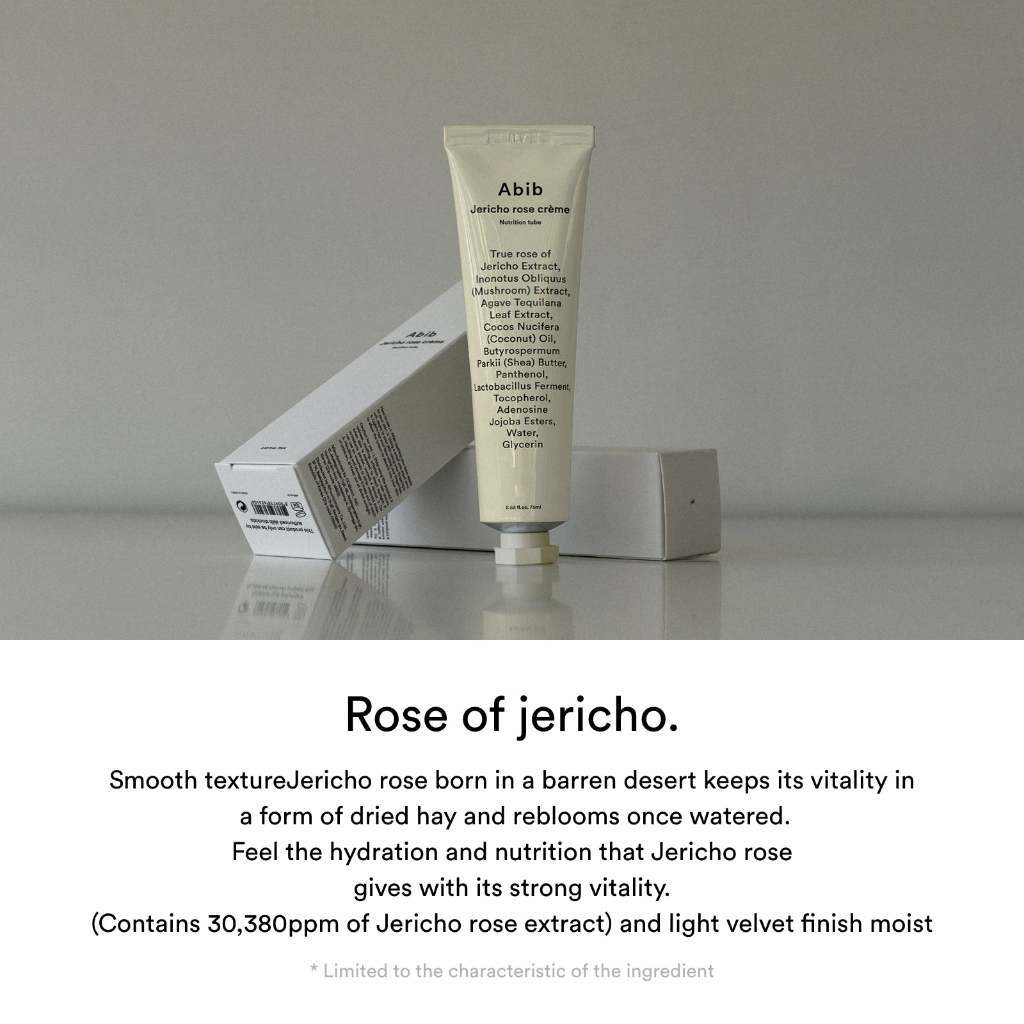 [SET] Abib Jericho Rose Crème Nutrition Tube 75ml 1+1 Special Set (Special Gift: Jericho Rose Collagen Pad 4P)