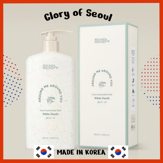 Round Around FOREST SCENTED Body Wash (white dazzle) 400ml