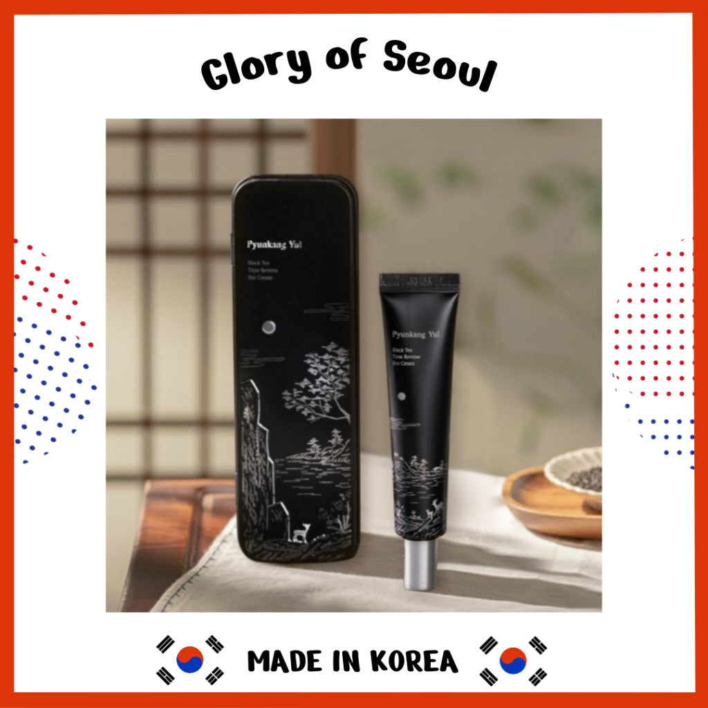 PYUNKANG YUL Black Tea Time Reverse Eye Cream 25ml Reduces Puffy Eyes, Fine Lines, Under Eye Bags, Face Moisturizer, Revitalizer| Korean Eye Skin Care