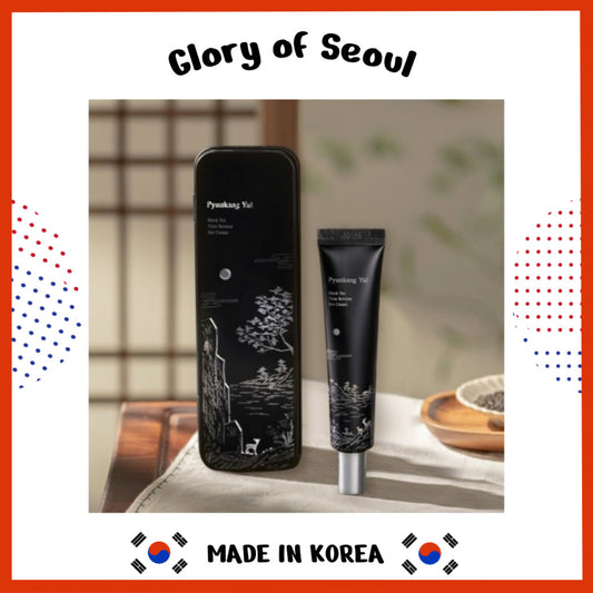 PYUNKANG YUL Black Tea Time Reverse Eye Cream 25ml Reduces Puffy Eyes, Fine Lines, Under Eye Bags, Face Moisturizer, Revitalizer| Korean Eye Skin Care