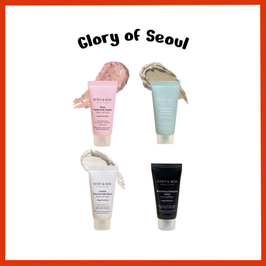 [MINI] MARY&MAY Vegan Wash Off Pack 30g (4 Types)