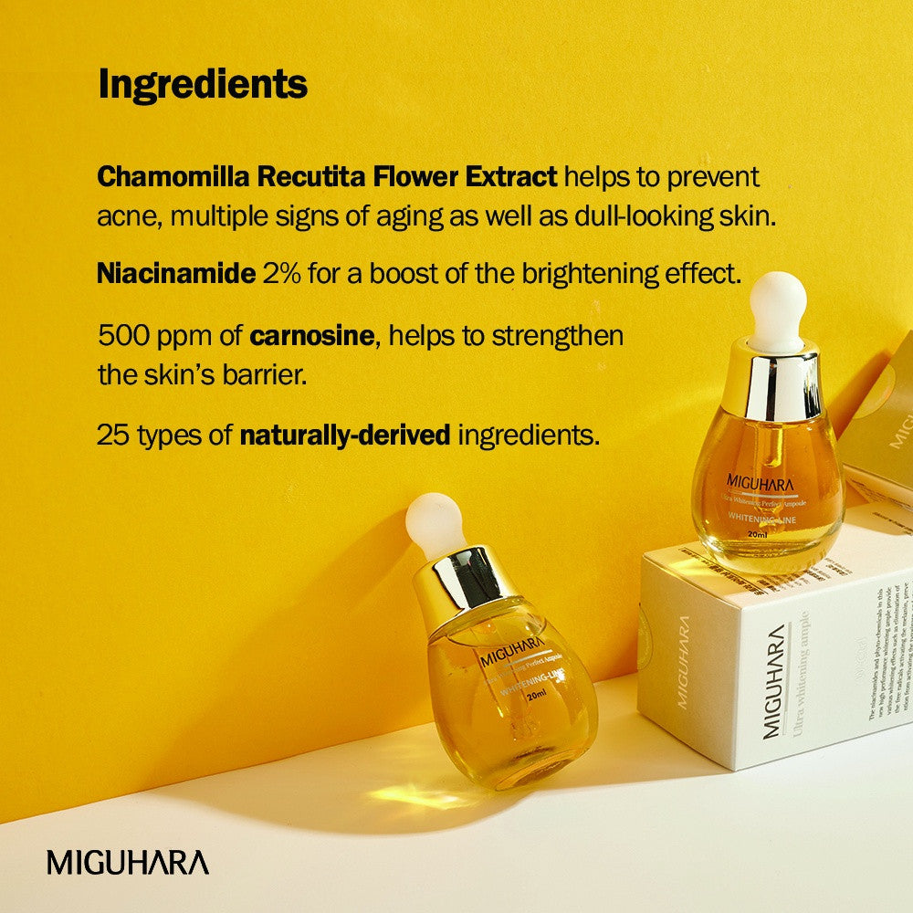 MIGUHARA Ultra Brightening Ampoule Serum for Face 20ML / 50ML