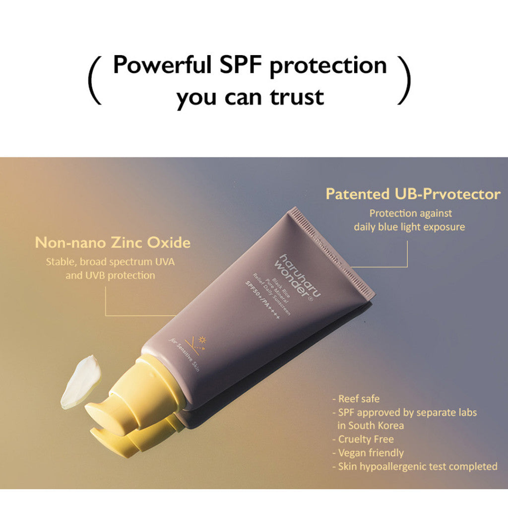 [Haruharu] wonder Black Rice Daily Sunscreen 50ml spf50+ pa++++