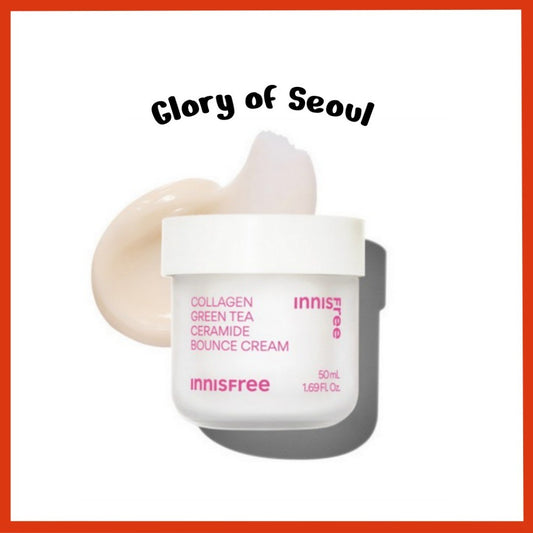 [INNISFREE] Collagen Green Tea Ceramide Bounce Cream 50mL