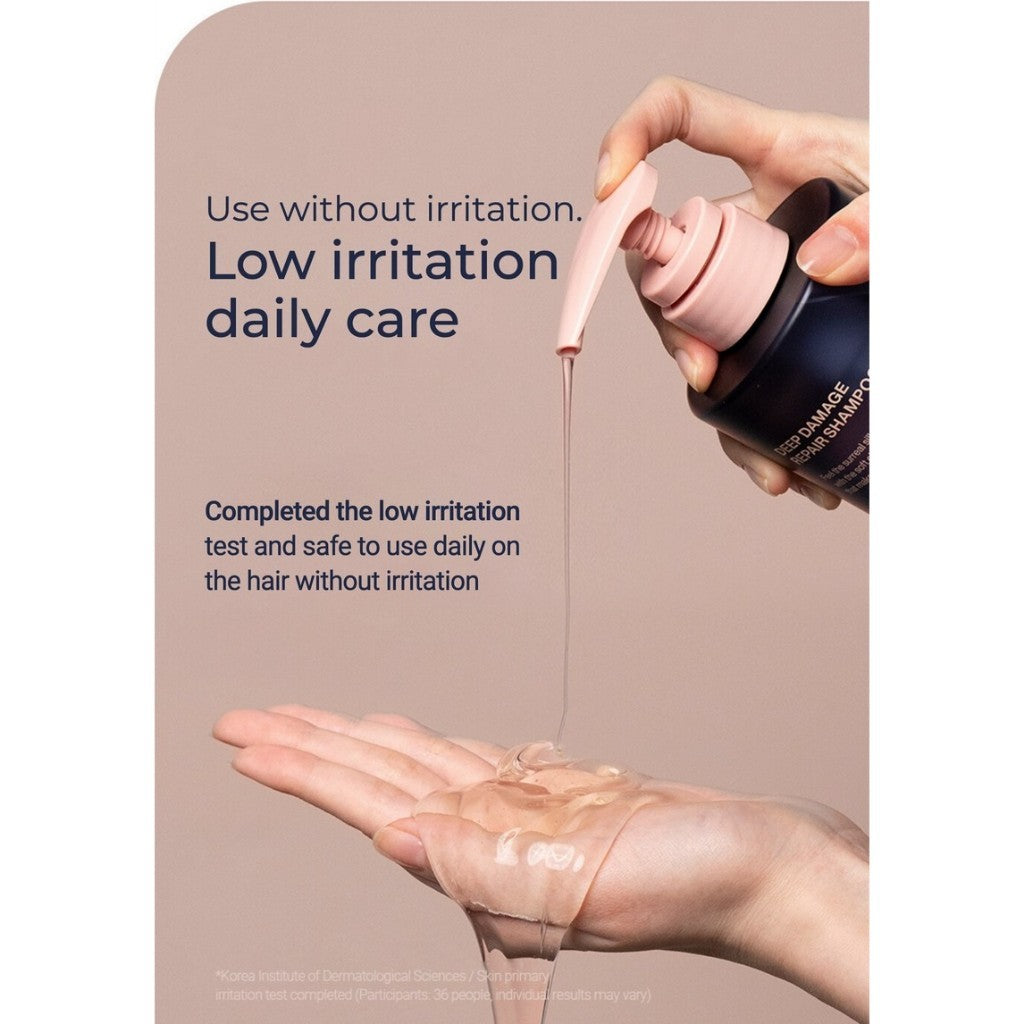 [UNOVE] Deep Damage Repair Shampoo, 500g (2 Types) | protein ampoule shampoo