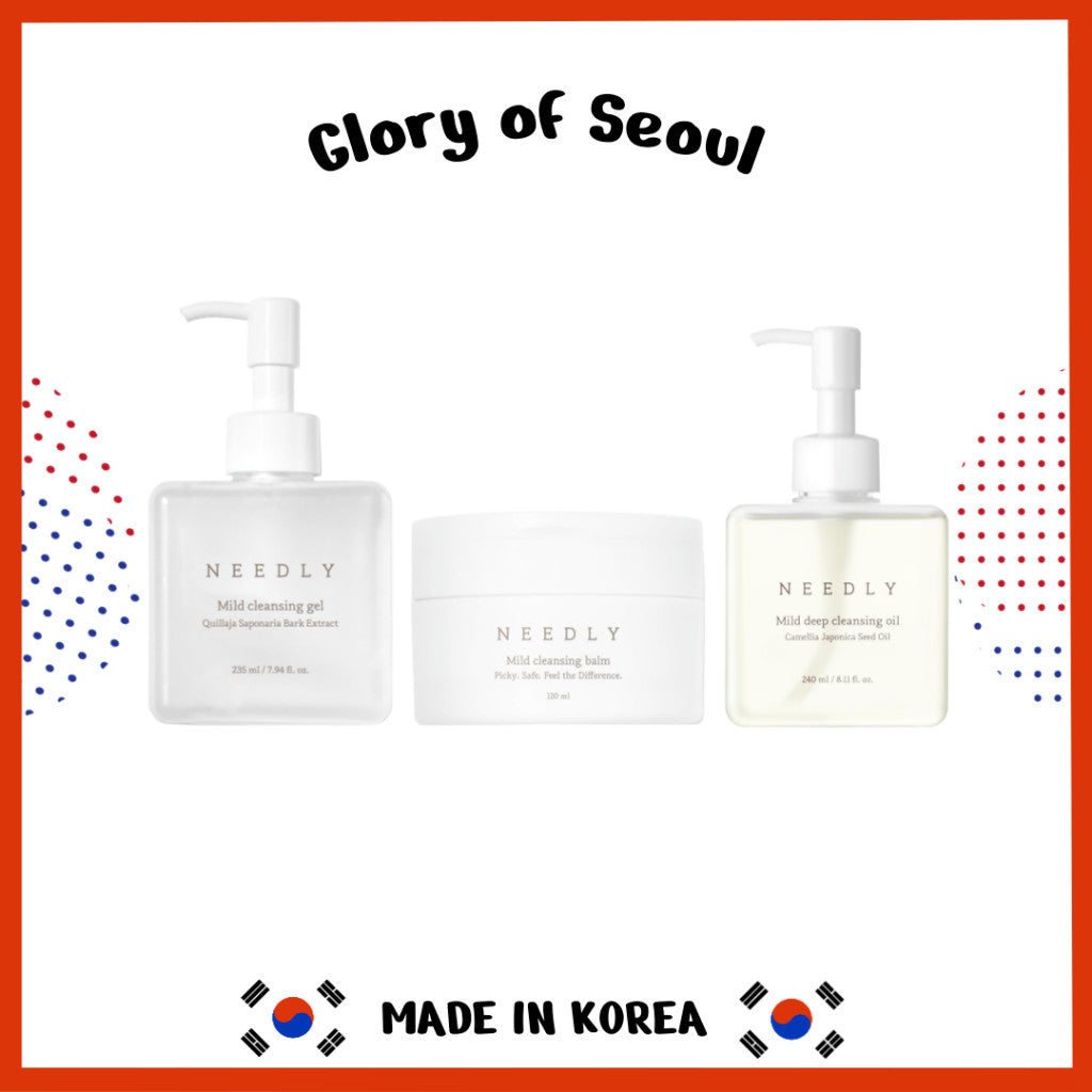 NEEDLY Mild Cleansing Balm, Gel, Oil 3Type