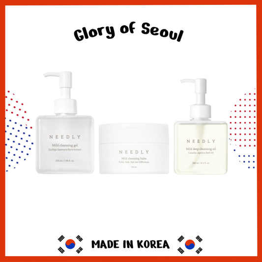 NEEDLY Mild Cleansing Balm, Gel, Oil 3Type