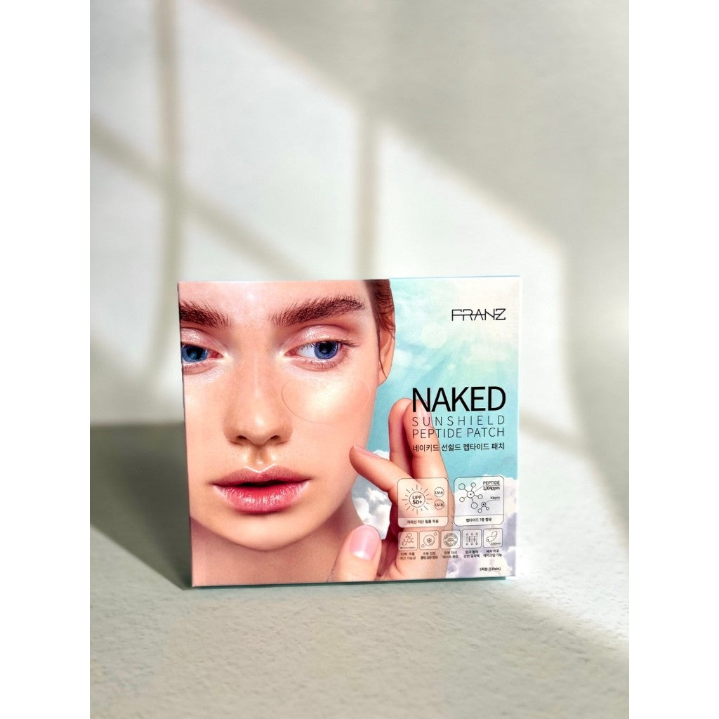 FRANZ Naked SunShield Peptide Patch 5Pack 2Type (R/L Size)