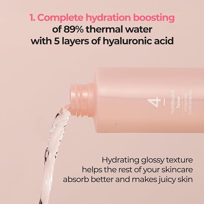 [MINI] numbuzin No.4 Hydrating Glow Mineral Toner 50ML