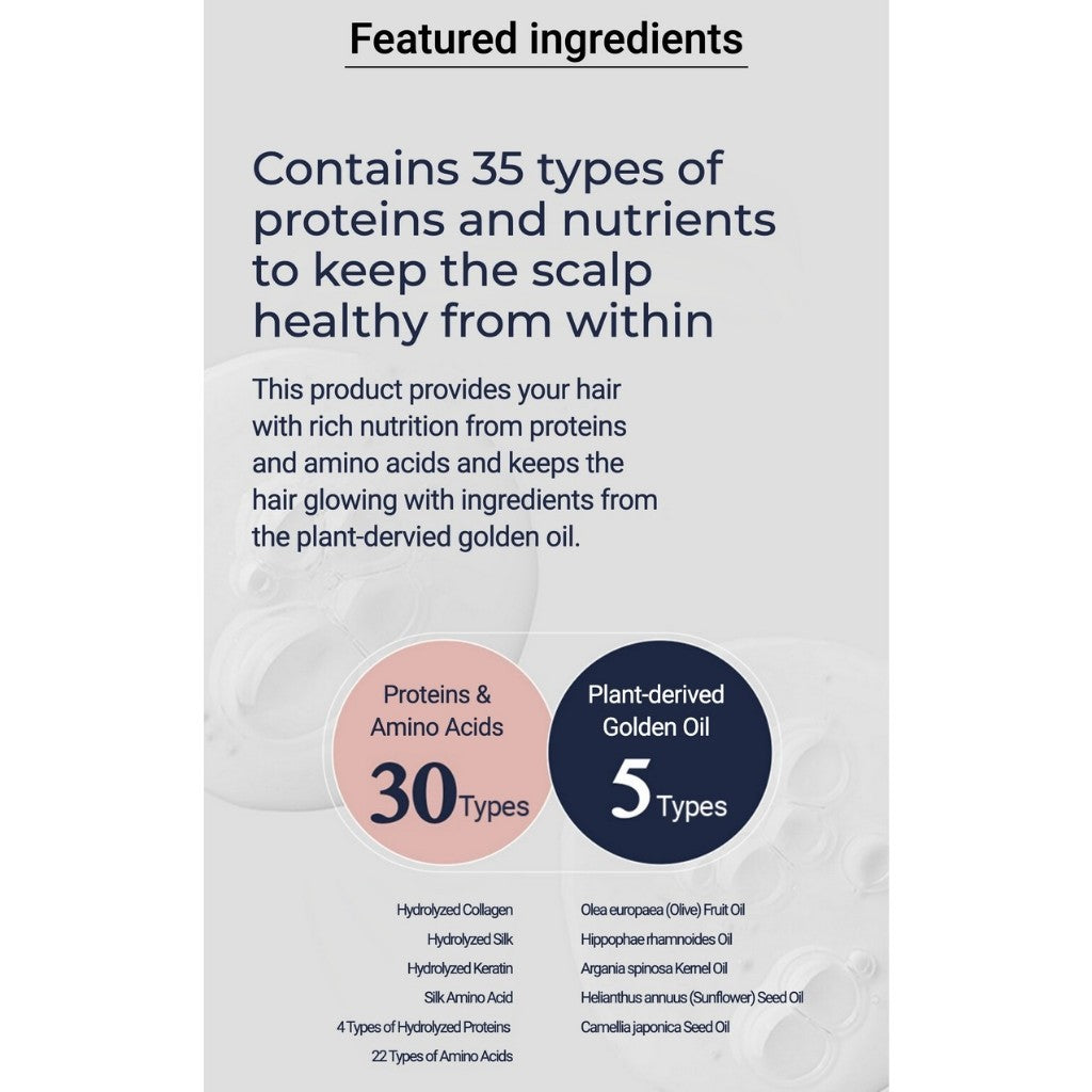 [UNOVE] Deep Damage Repair Shampoo, 500g (2 Types) | protein ampoule shampoo