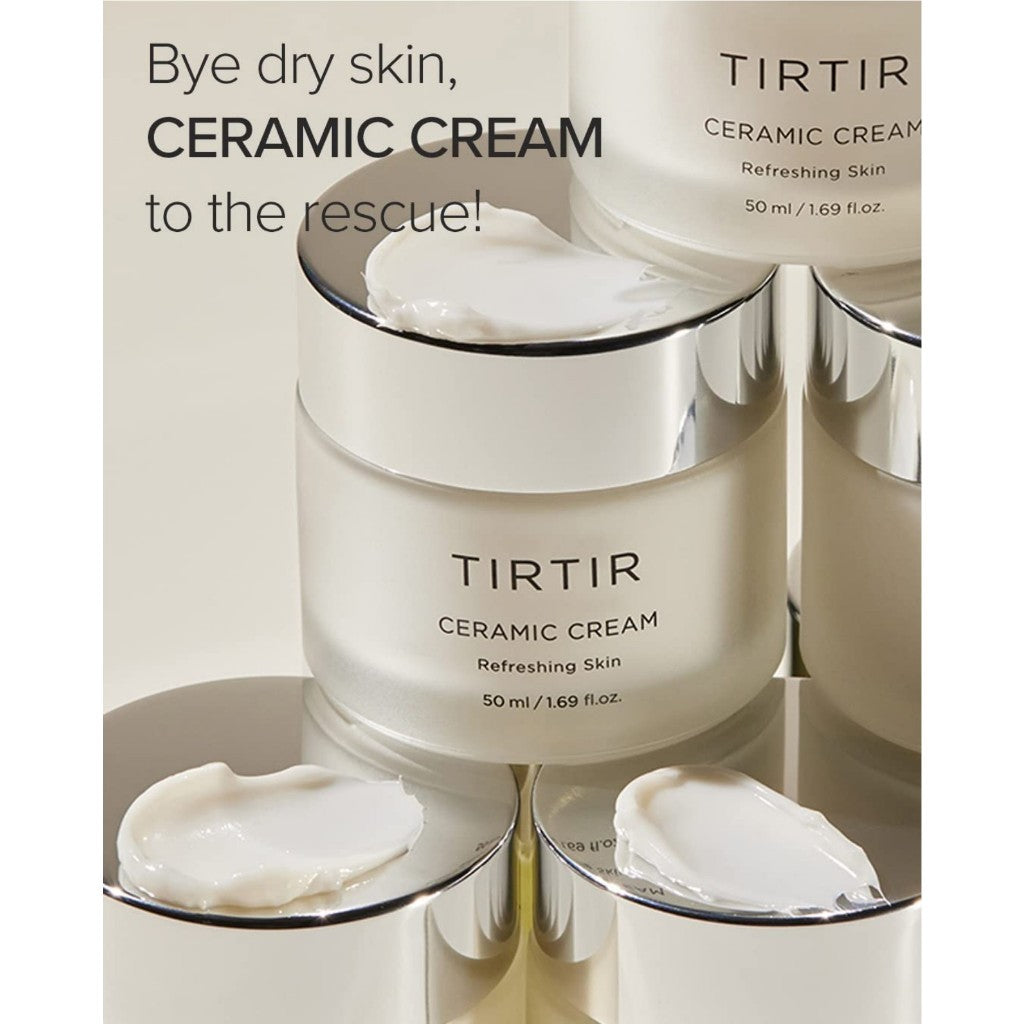 [TIRTIR] Ceramic Cream, (50mL / 100mL) Refreshing Skin, Moisturizing