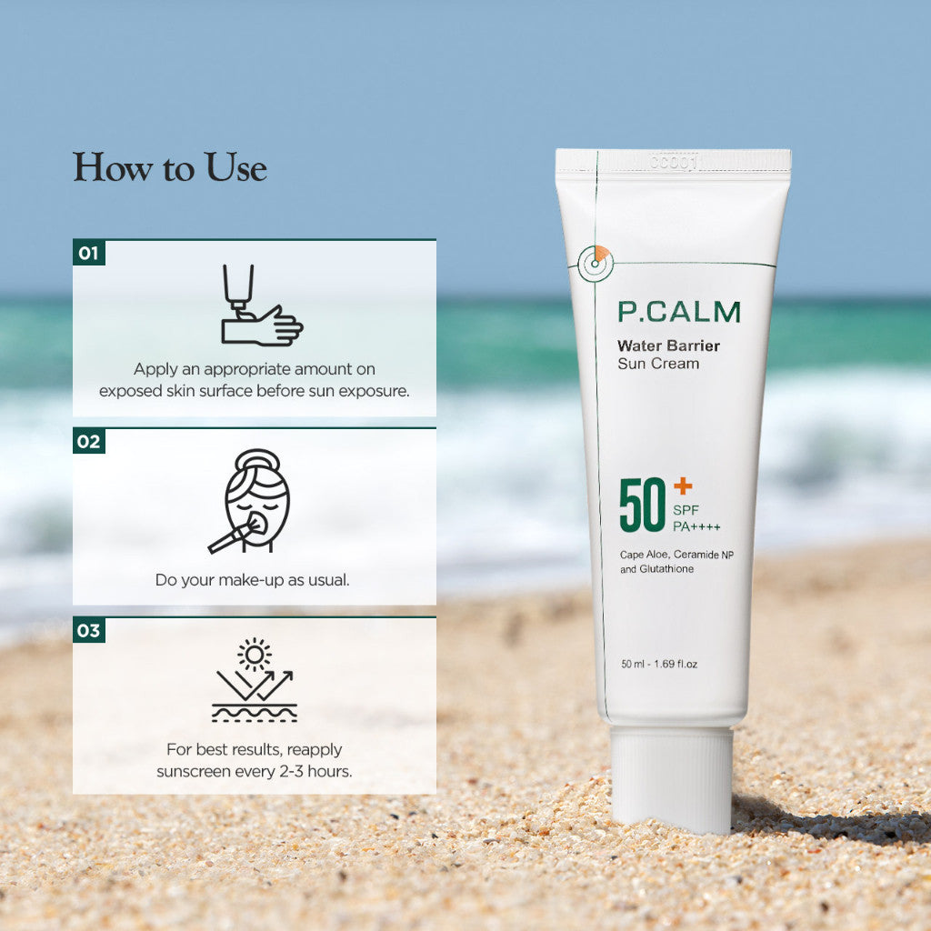 [P.CALM] Water Barrier Suncream 50ml