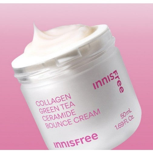 [INNISFREE] Collagen Green Tea Ceramide Bounce Cream 50mL