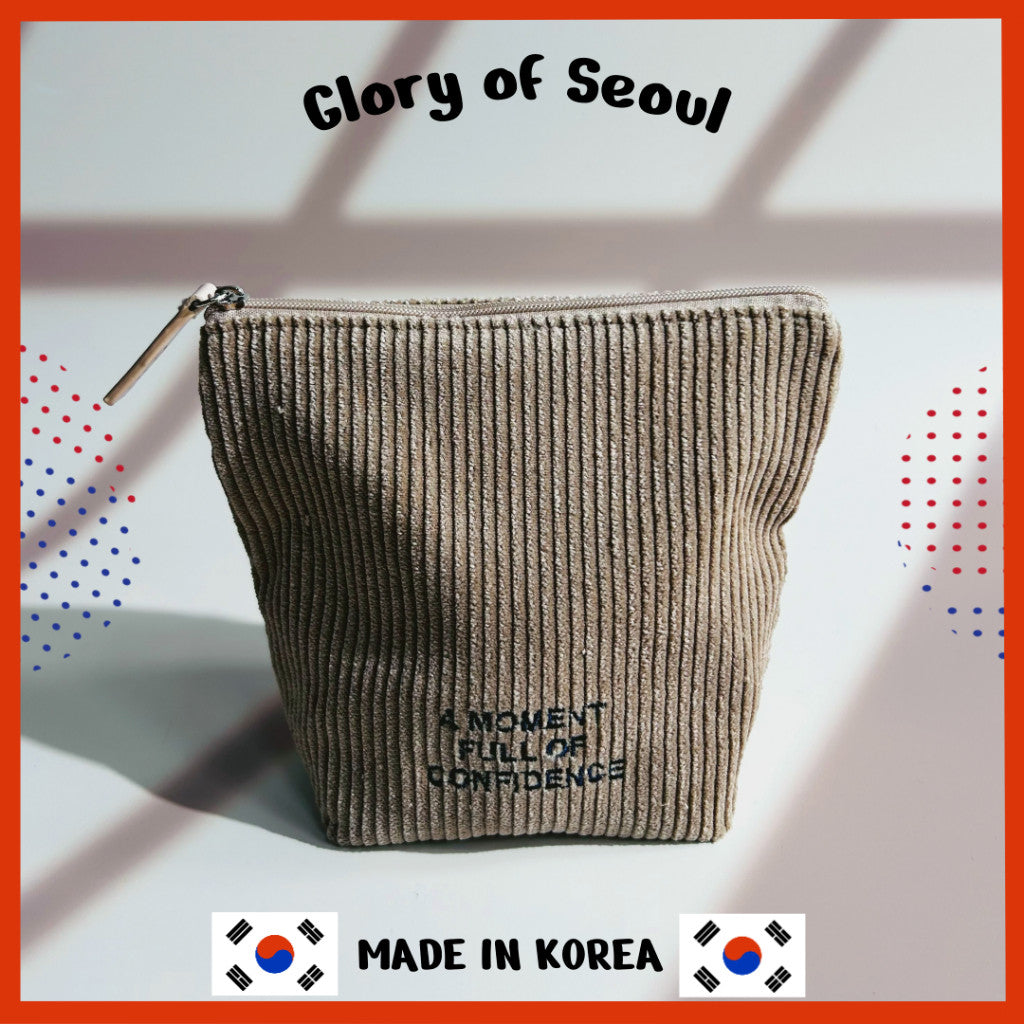 CLIO Corduroy Make up Pouch