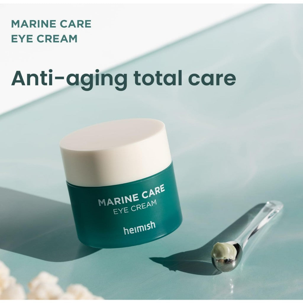 [heimish] Marine Care Eye Cream 1.01fl.oz/30ml | Moisturizing Eye Cream for Dark Circles and Wrinkles | Plant Stem Cell