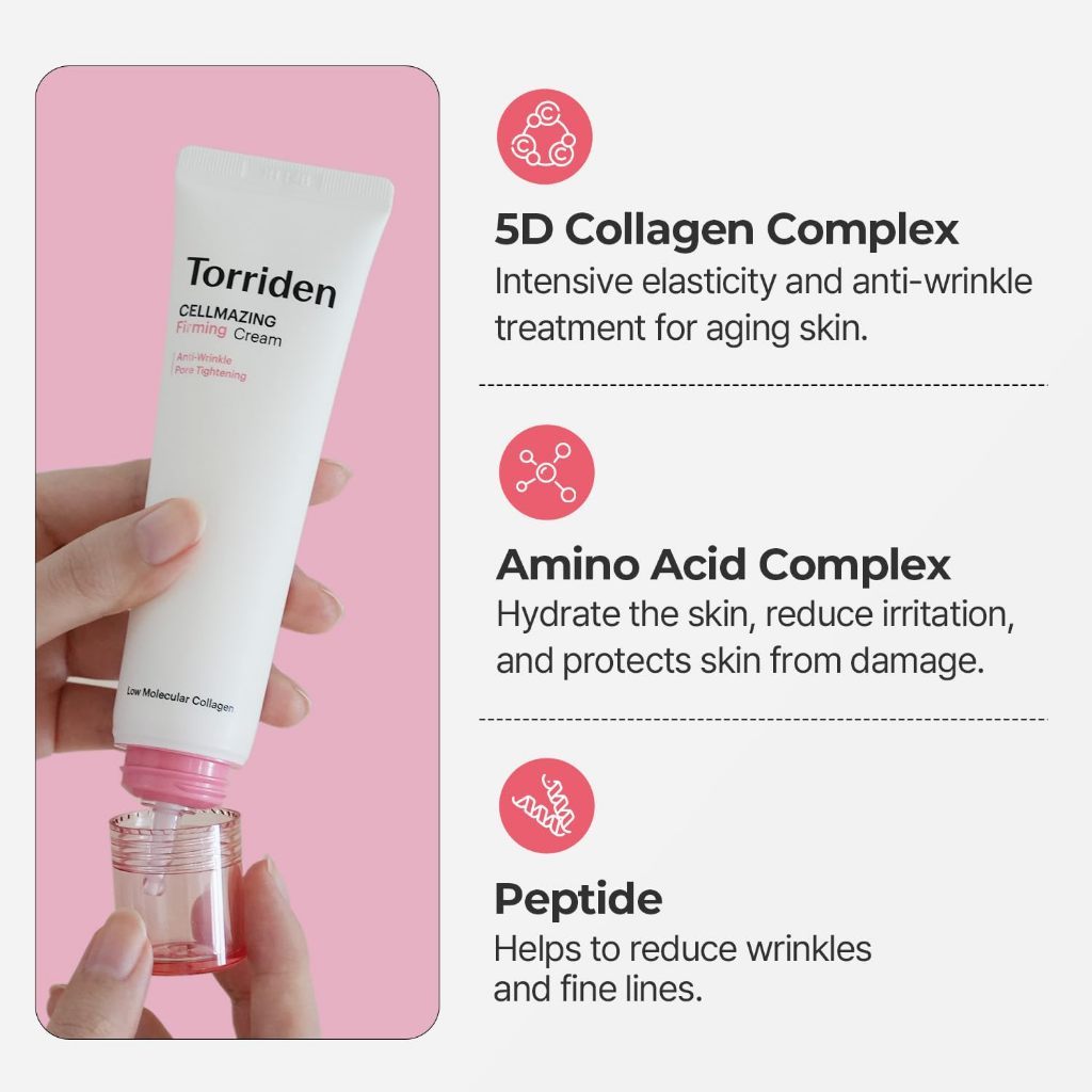 TORRIDEN CELLMAZING Low Molecular Collagen Firming Cream 60ml