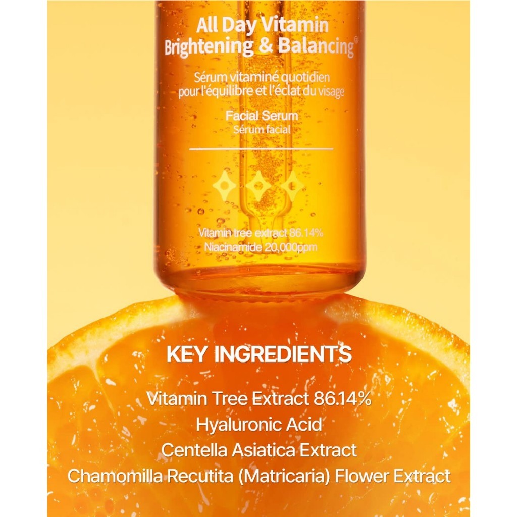 [Jumiso] All Day Vitamin Brightening & Balancing facial serum 30ml