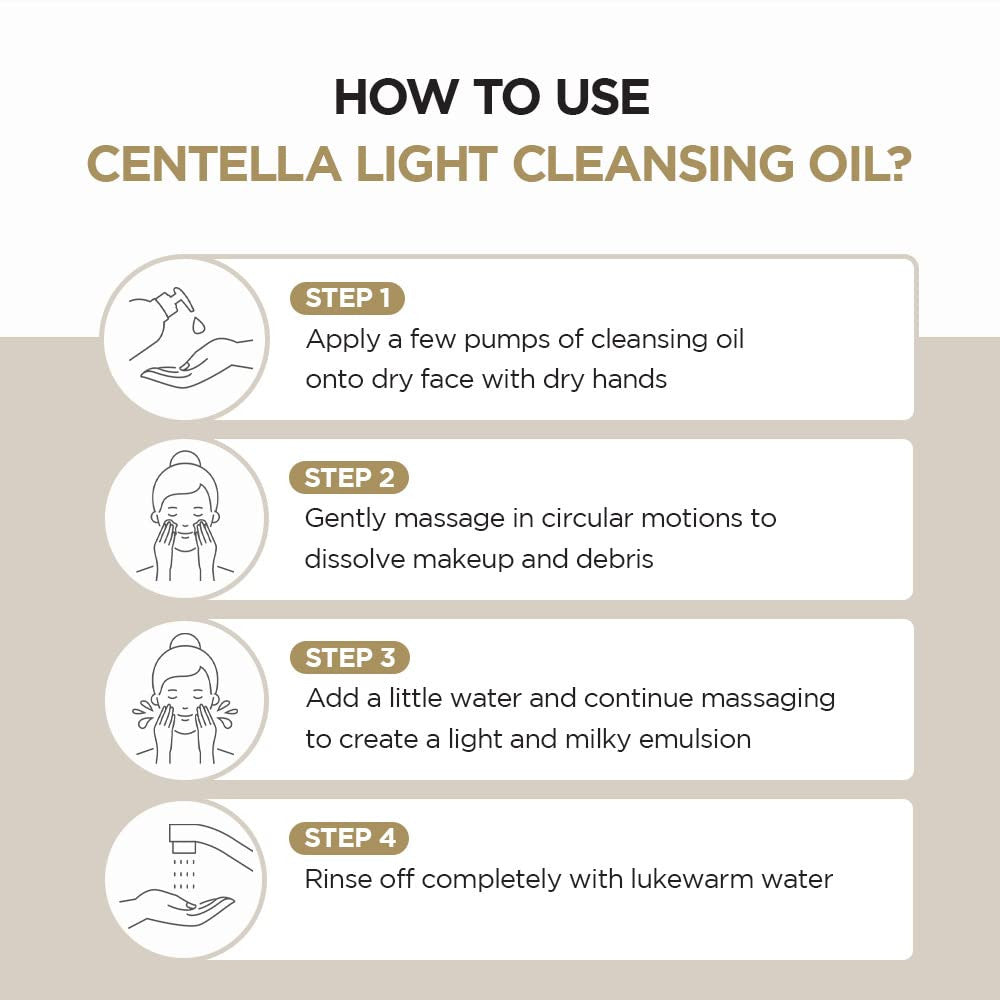 SKIN1004 Madagascar Centella Light Cleansing Oil, 200ml