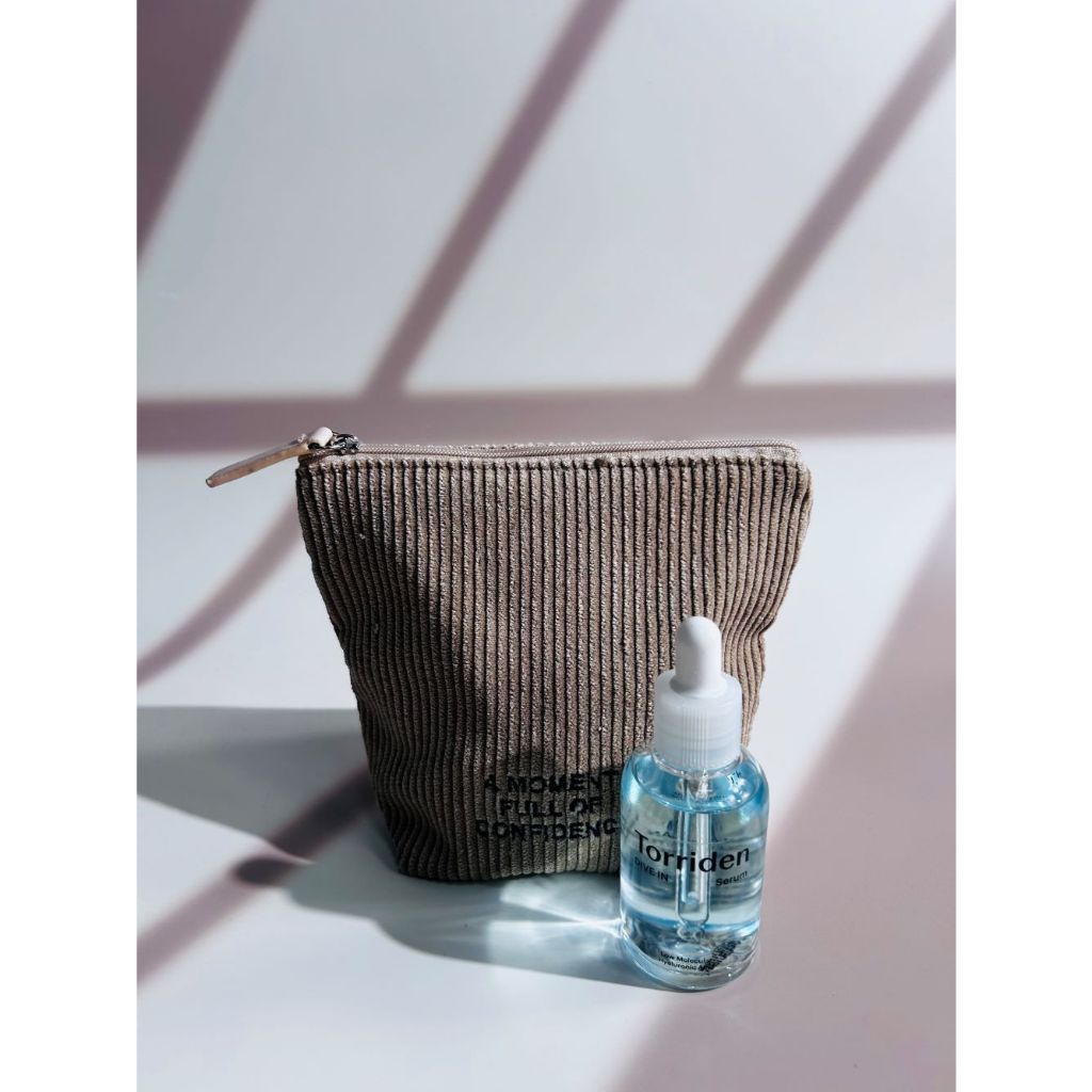 CLIO Corduroy Make up Pouch