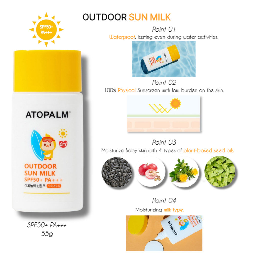 ATOPALM Kids UV Sunscreen Line