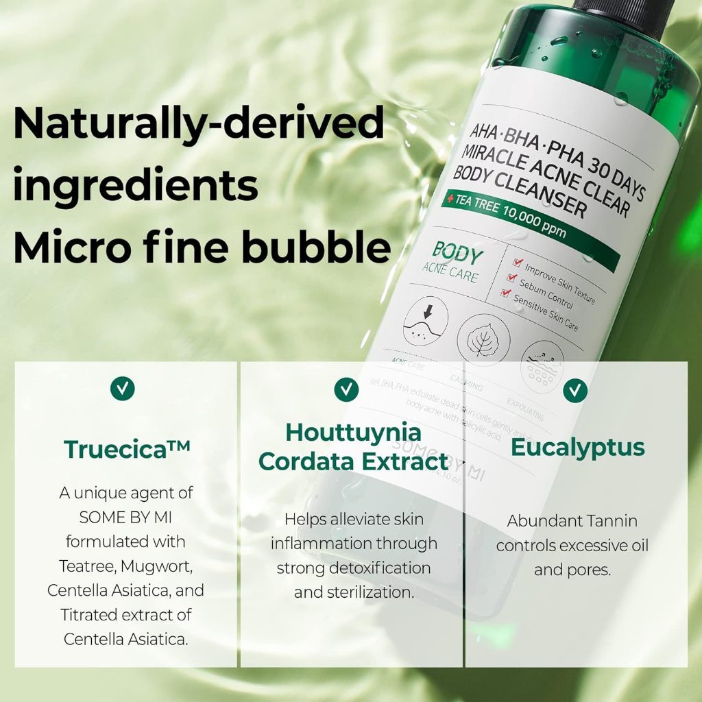 SOME BY MI AHA BHA PHA 30 Days Miracle Acne Clear Body Cleanser 400g