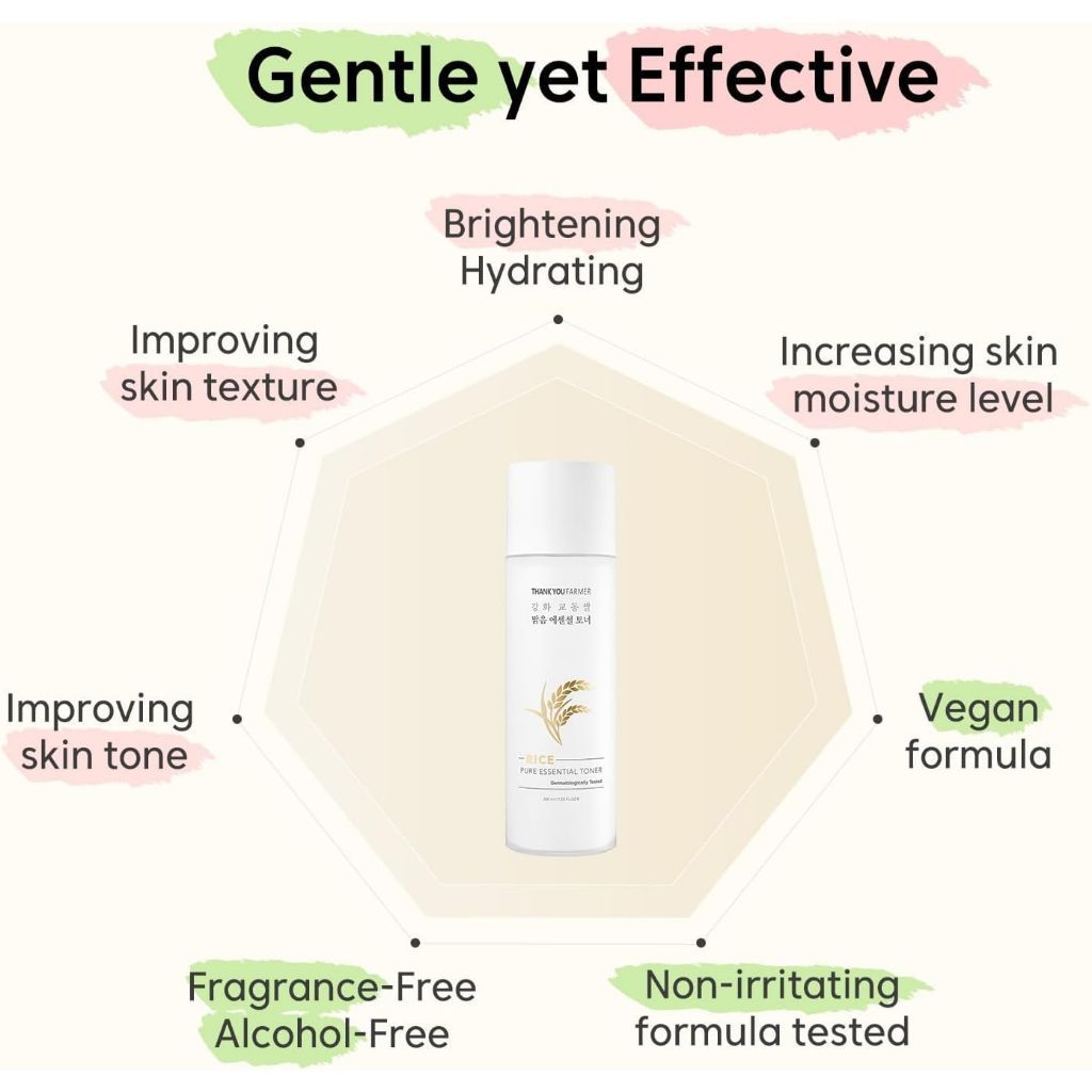 THANK YOU FARMER Rice Pure Essential Toner 200ml